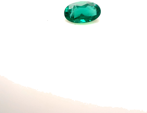 0.22 carat GREEN Oval Smaragdas (1)