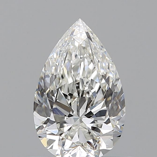0.6 carat E-VS1 Natūralus Pear Deimantas (1)