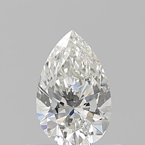 0.53 carat H-VVS1 Natūralus Pear Deimantas (1)