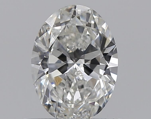 0.5 carat G-SI2 Natūralus Oval Deimantas (1)