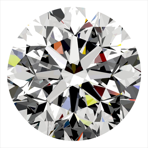 0.3 carat G-VS2 GD cut Natūralus Round Deimantas (1)