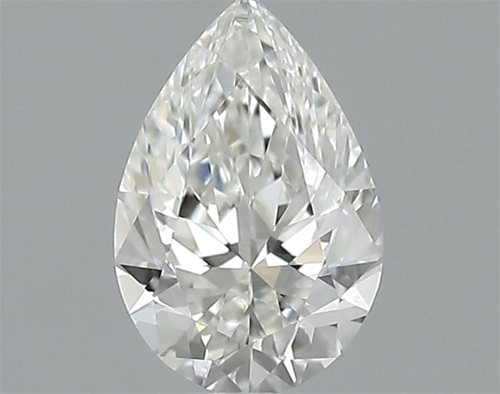 0.34 carat H-IF Natūralus Pear Deimantas (1)