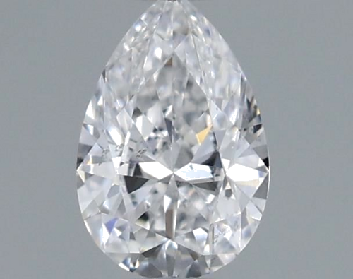 0.27 carat D-SI1 Natūralus Pear Deimantas (1)