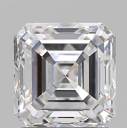 1.71 carat E-VS2 Natūralus Asscher Deimantas (1)