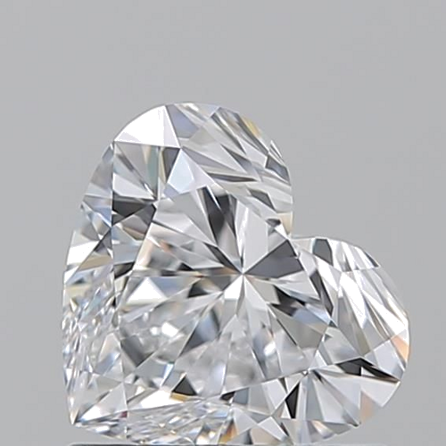 1.01 carat D-VVS2 Natūralus Heart Deimantas (1)