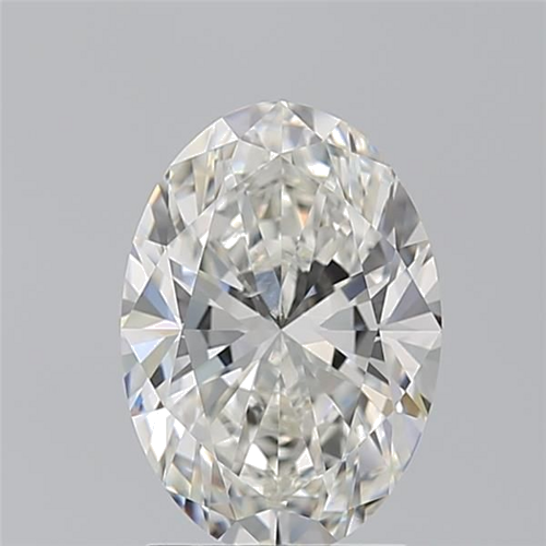 2.21 carat H-SI1 Natūralus Oval Deimantas (1)