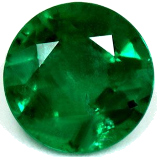 0.94 carat GREEN Round Smaragdas (1)