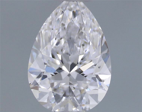 0.52 carat D-SI1 Natūralus Pear Deimantas (1)