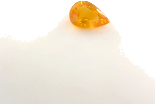 0.36 carat YELLOW Pear Safyras (1)