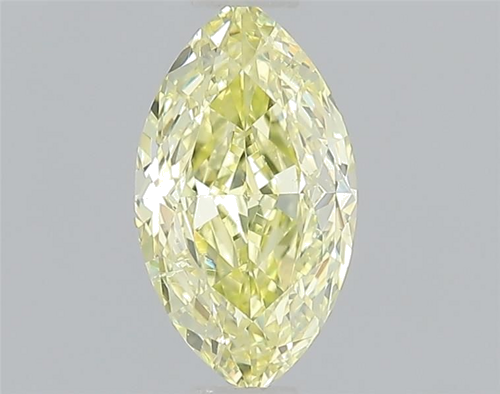 0.53 carat Fancy Light Yellow-SI2 Natūralus Marquise Deimantas (1)