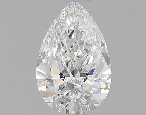 0.4 carat D-VS2 Natūralus Pear Deimantas (1)