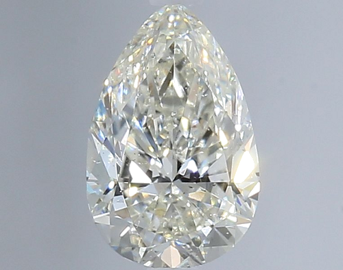 0.9 carat J-SI1 Natūralus Pear Deimantas (1)
