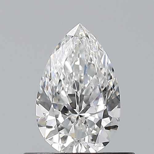 0.5 carat E-VS1 Natūralus Pear Deimantas (1)