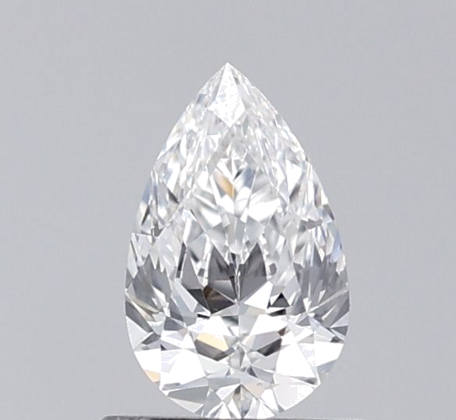 0.55 carat F-VS2 Natūralus Pear Deimantas (1)
