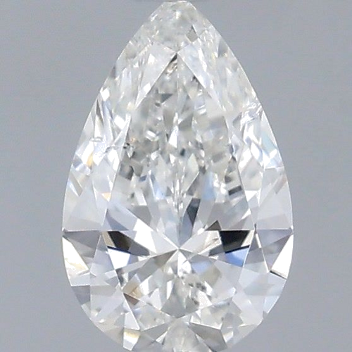 0.5 carat F-SI2 Natūralus Pear Deimantas (1)