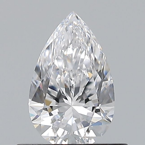 0.53 carat D-VVS1 Natūralus Pear Deimantas (1)