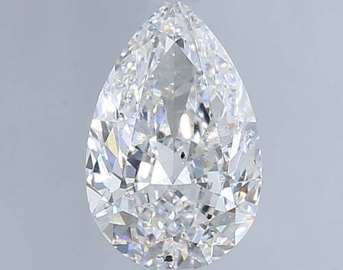 1.5 carat D-SI2 Natūralus Pear Deimantas (1)