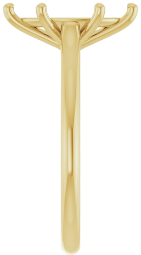 Sužadėtuvių Žiedas „Solitaire“ 585 Geltonojo Aukso Marquise 12mm x 6mm (4)