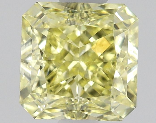 0.65 carat Fancy Yellow-VS1 Natūralus Square Radiant Deimantas (1)