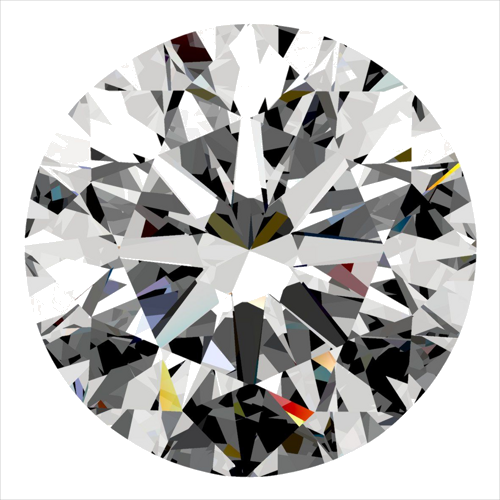 0.41 carat G-VVS2 Excellent cut Natūralus Round Deimantas (1)