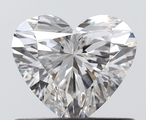0.56 carat I-VVS2 Natūralus Heart Deimantas (1)