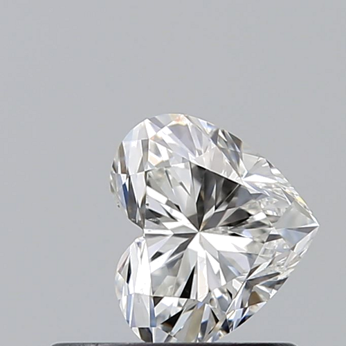 0.51 carat H-SI1 Natūralus Heart Deimantas (1)
