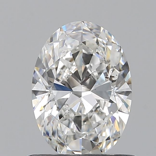 0.66 carat F-SI1 Natūralus Oval Deimantas (1)