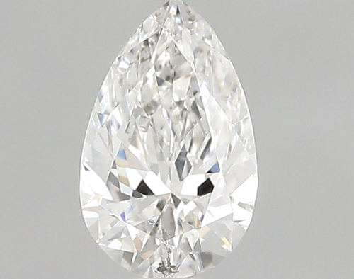 0.3 carat F-SI2 Natūralus Pear Deimantas (1)