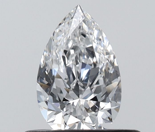 0.4 carat D-VVS2 Natūralus Pear Deimantas (1)