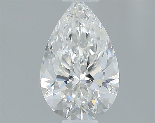 0.37 carat F-VS1 Natūralus Pear Deimantas (1)