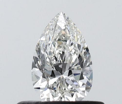 0.4 carat H-VVS2 Natūralus Pear Deimantas (1)