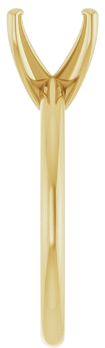 Sužadėtuvių Žiedas „Solitaire“ 585 Geltonojo Aukso Round 8.2mm (4)