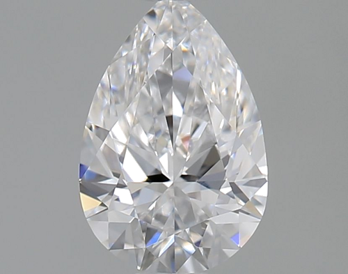0.55 carat D-VVS1 Natūralus Pear Deimantas (1)
