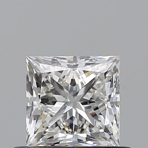 0.61 carat G-VS2 Natūralus Princess Deimantas (1)