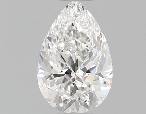 0.53 carat F-VVS1 Natūralus Pear Deimantas (1)