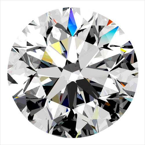 0.3 carat I-SI2 Very Good cut Natūralus Round Deimantas (1)