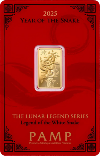 5 g Investment Gold Bar Year of the Snake PAMP (2)