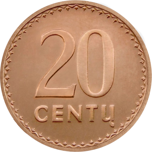 1991 Литва набор 10, 20, 50 центов (4)