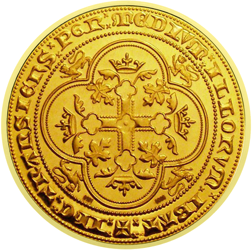 Edward III Double Leopard Great Britain Gold Coin (2)