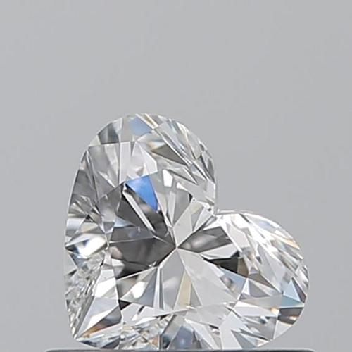 0.5 carat F-VS2 Natūralus Heart Deimantas (1)