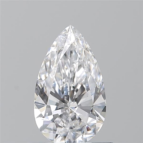 0.7 carat D-IF Natūralus Pear Deimantas (1)