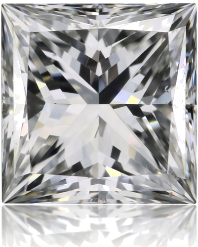 0.6 carat F-VS2 Natūralus Princess Deimantas (1)
