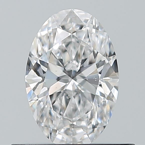 0.5 carat D-SI1 Natūralus Oval Deimantas (1)