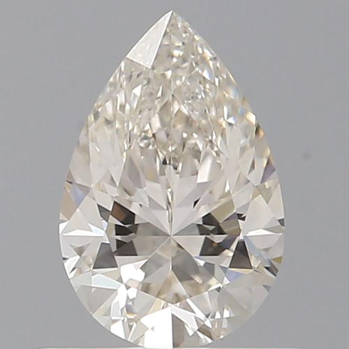 0.7 carat K-IF Natūralus Pear Deimantas (1)