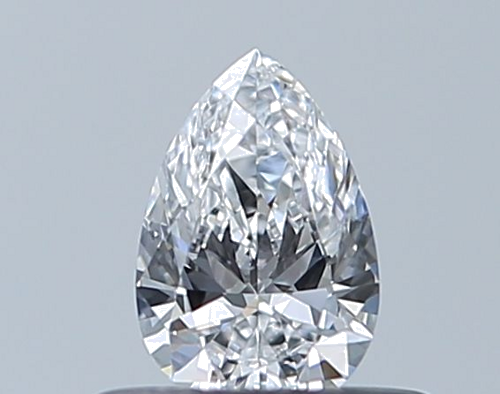 0.31 carat D-VVS2 Natūralus Pear Deimantas (1)