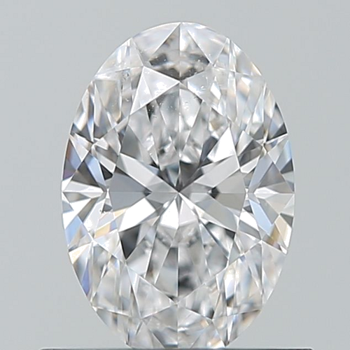0.7 carat D-SI1 Natūralus Oval Deimantas (1)