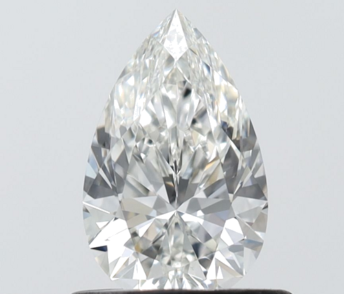 0.6 carat H-VVS1 Natūralus Pear Deimantas (1)