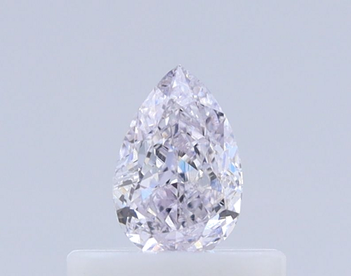 0.3 carat Faint  Pink-SI1 Natūralus Pear Deimantas (1)