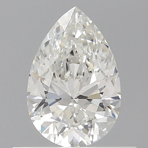 0.51 carat G-VVS1 Natūralus Pear Deimantas (1)