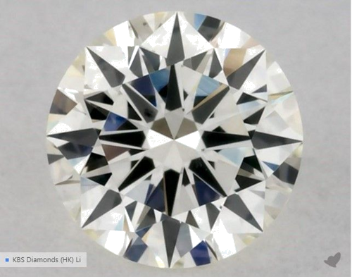 0.3 carat K-VS2 Excellent cut Natūralus Round Deimantas (1)